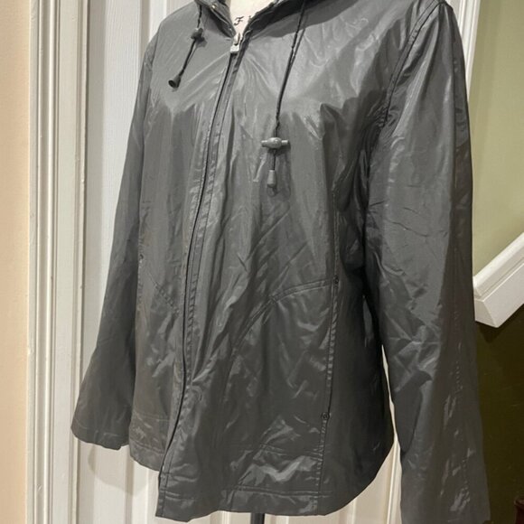 UD UTEX DESIGN RAIN HOOD COAT JACKET ZIP UP SIZE LARGE MEN WINTER JACKET COZZY - Picture 15 of 16